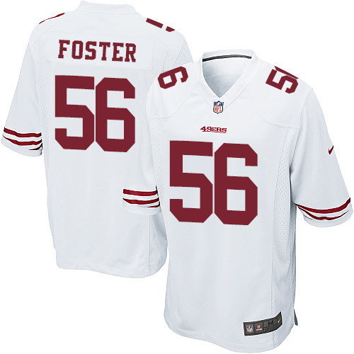 Nike 49ers #56 Reuben Foster White Youth Stitched NFL Elite Jersey